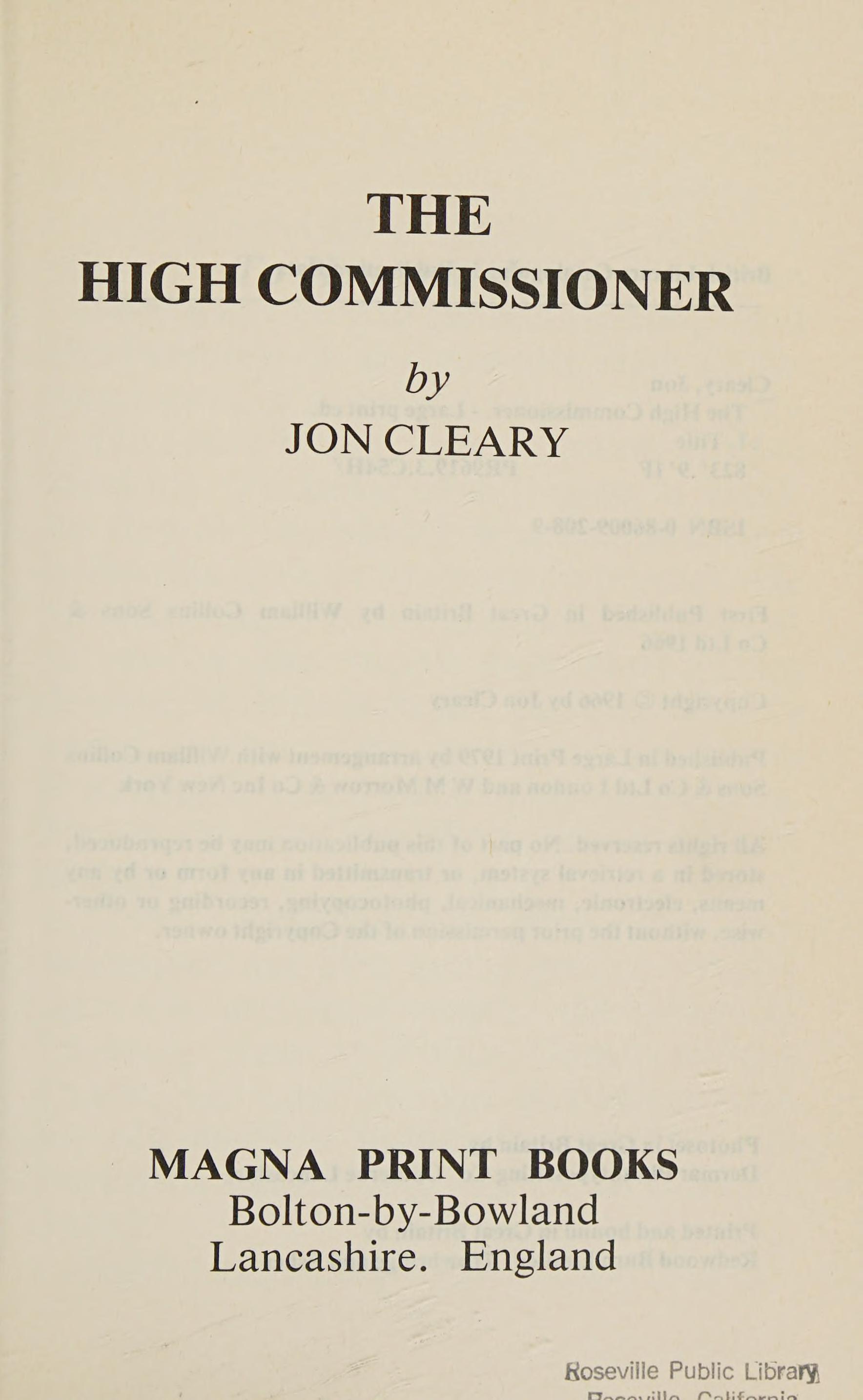 High Commissioner