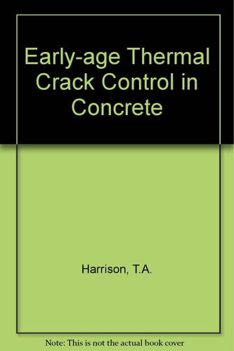 Early-Age Thermal Crack Control in Concrete