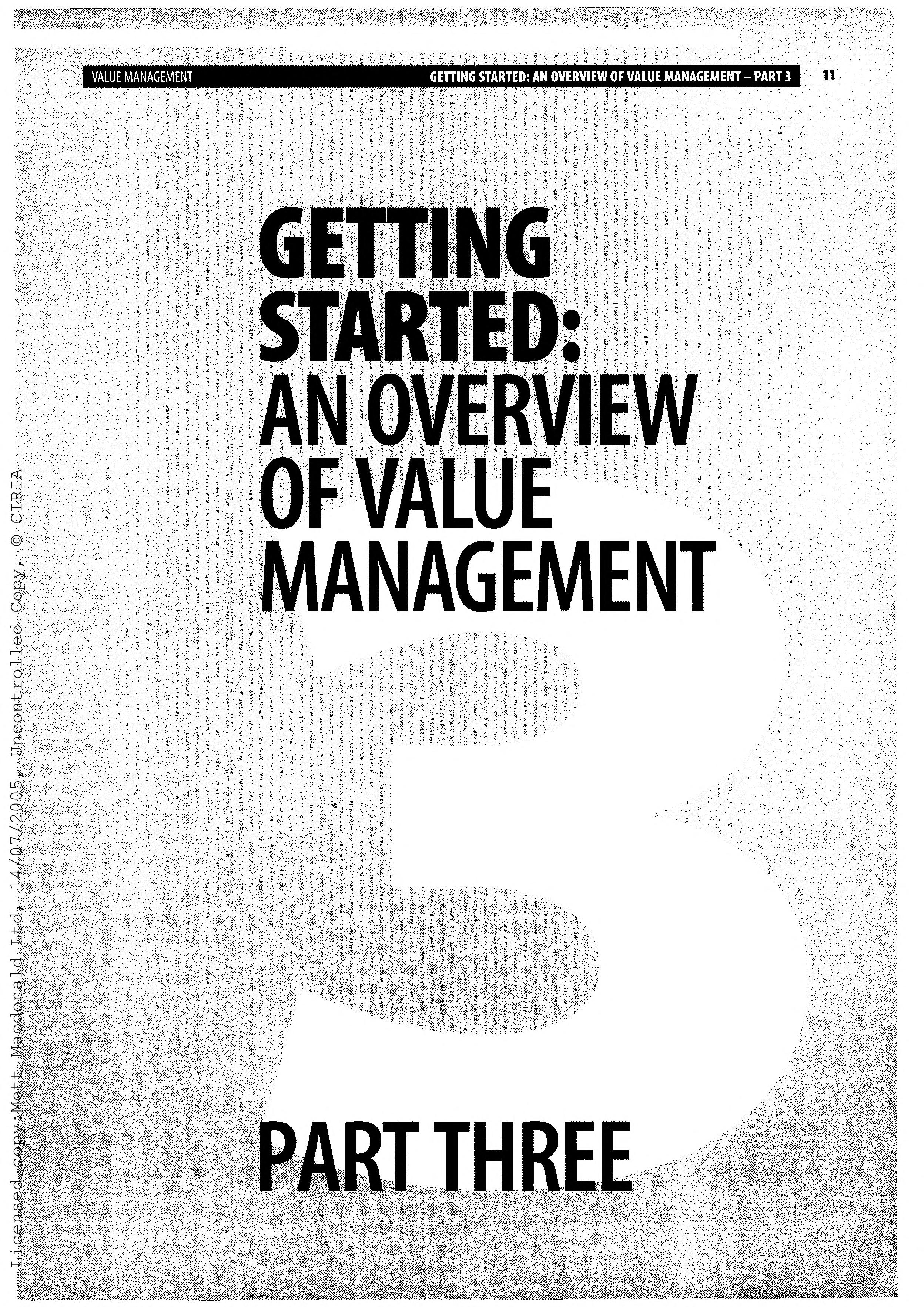 Value Management In Construction: A Client'S Guide: Sp129