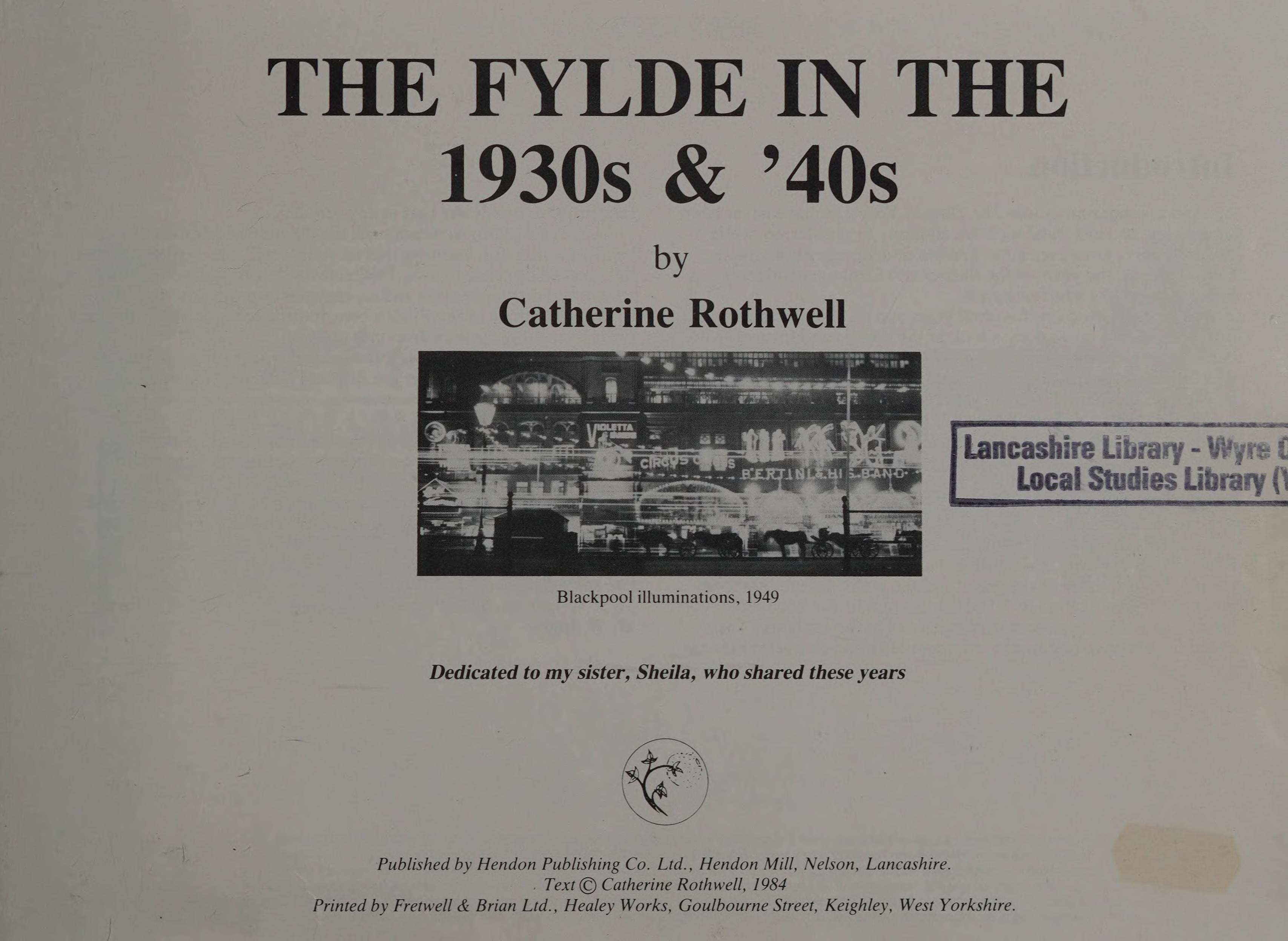 Fylde in the 1930'S and 40'S