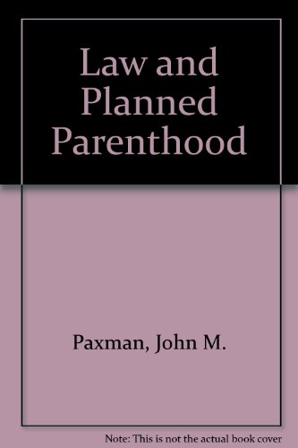 Law And Planned Parenthood: A Handbook