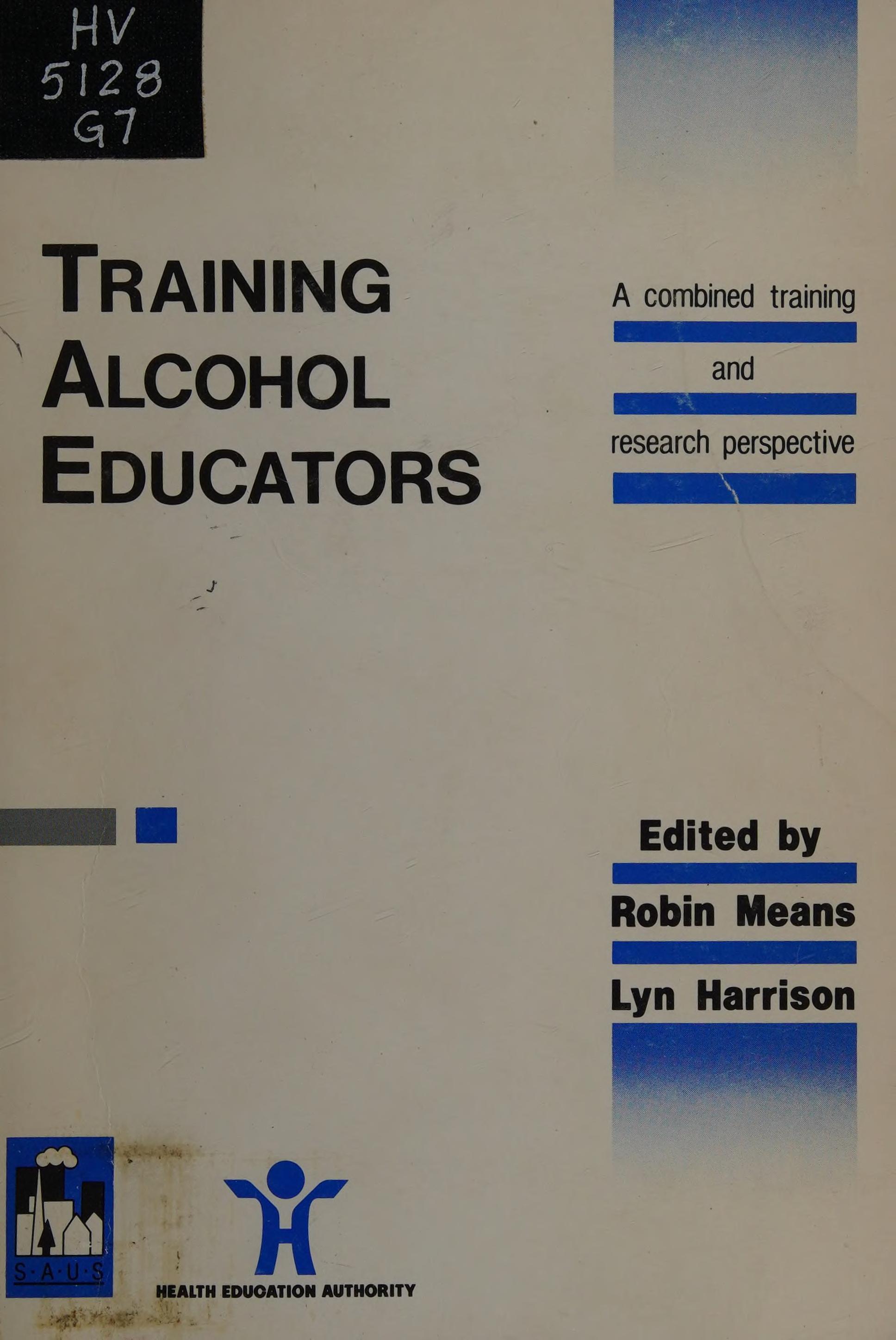 Training Alcohol Educators: A Combined Training And Research Perspective