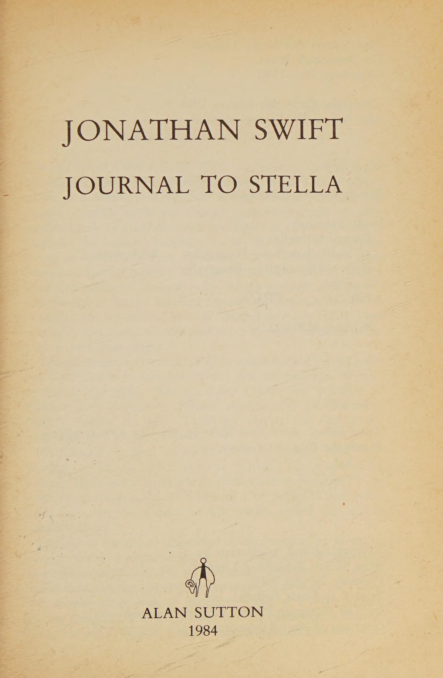 Journal to Stella