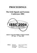 Proceedings, the Irish Signals and Systems Conference 2004