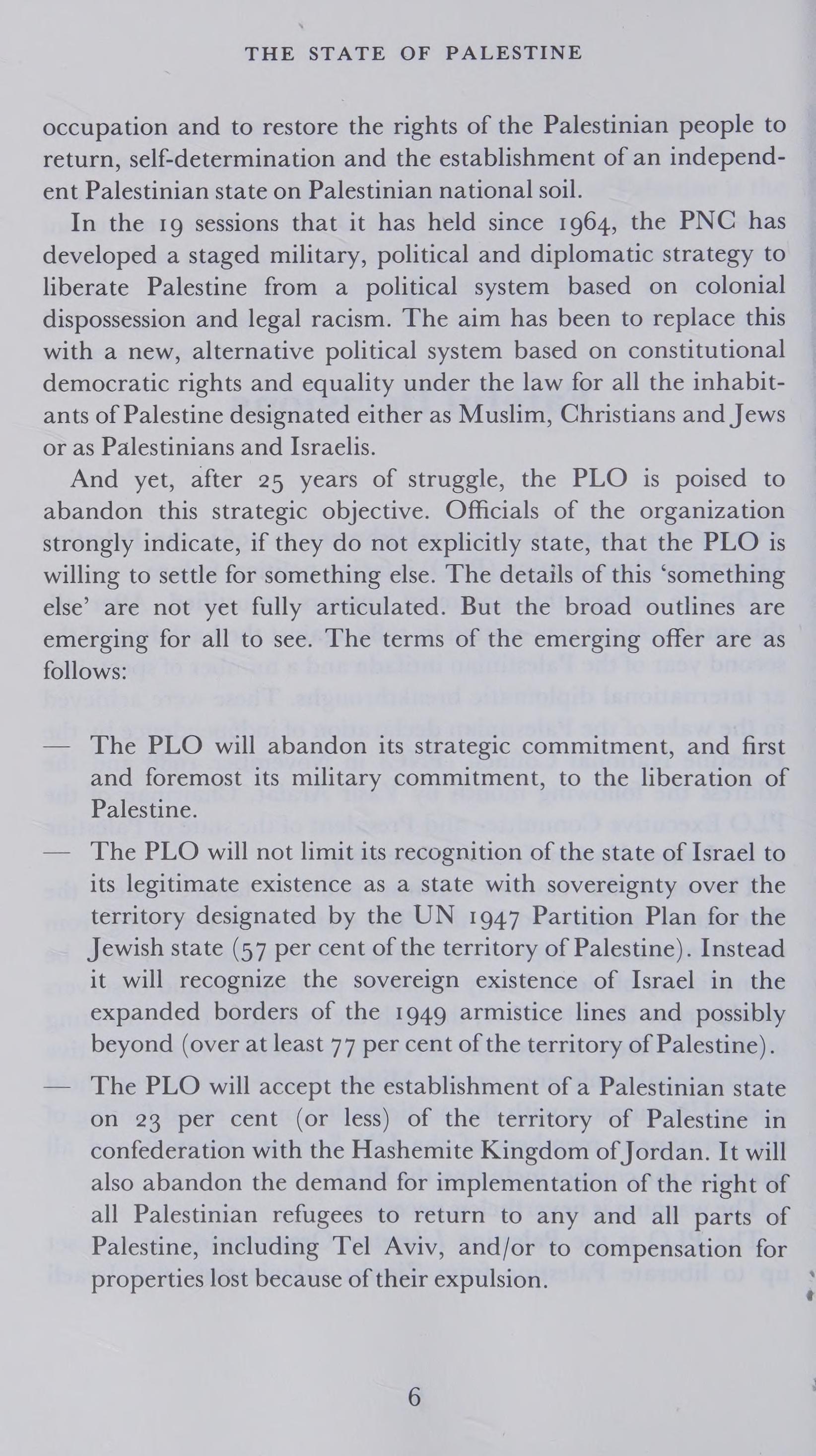 The State of Palestine