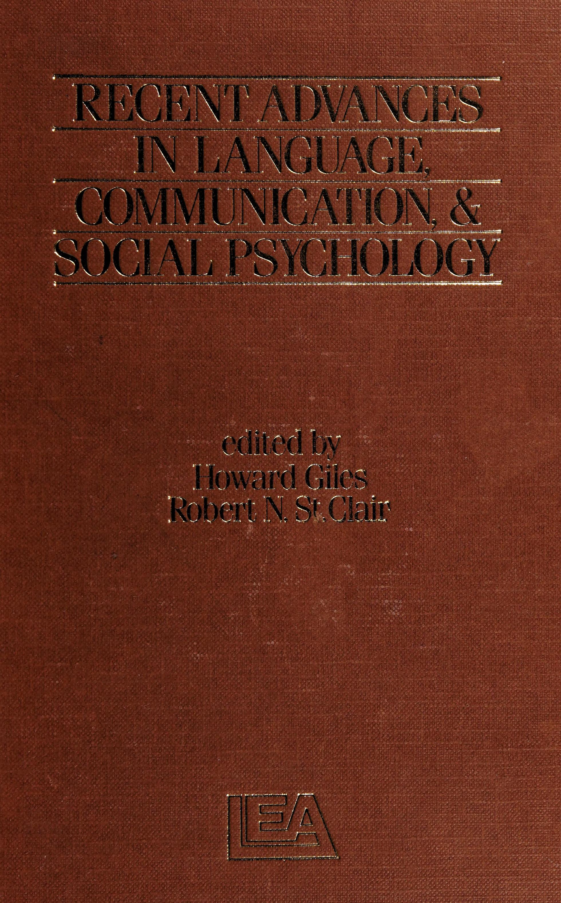 Recent Advances in Language Communication