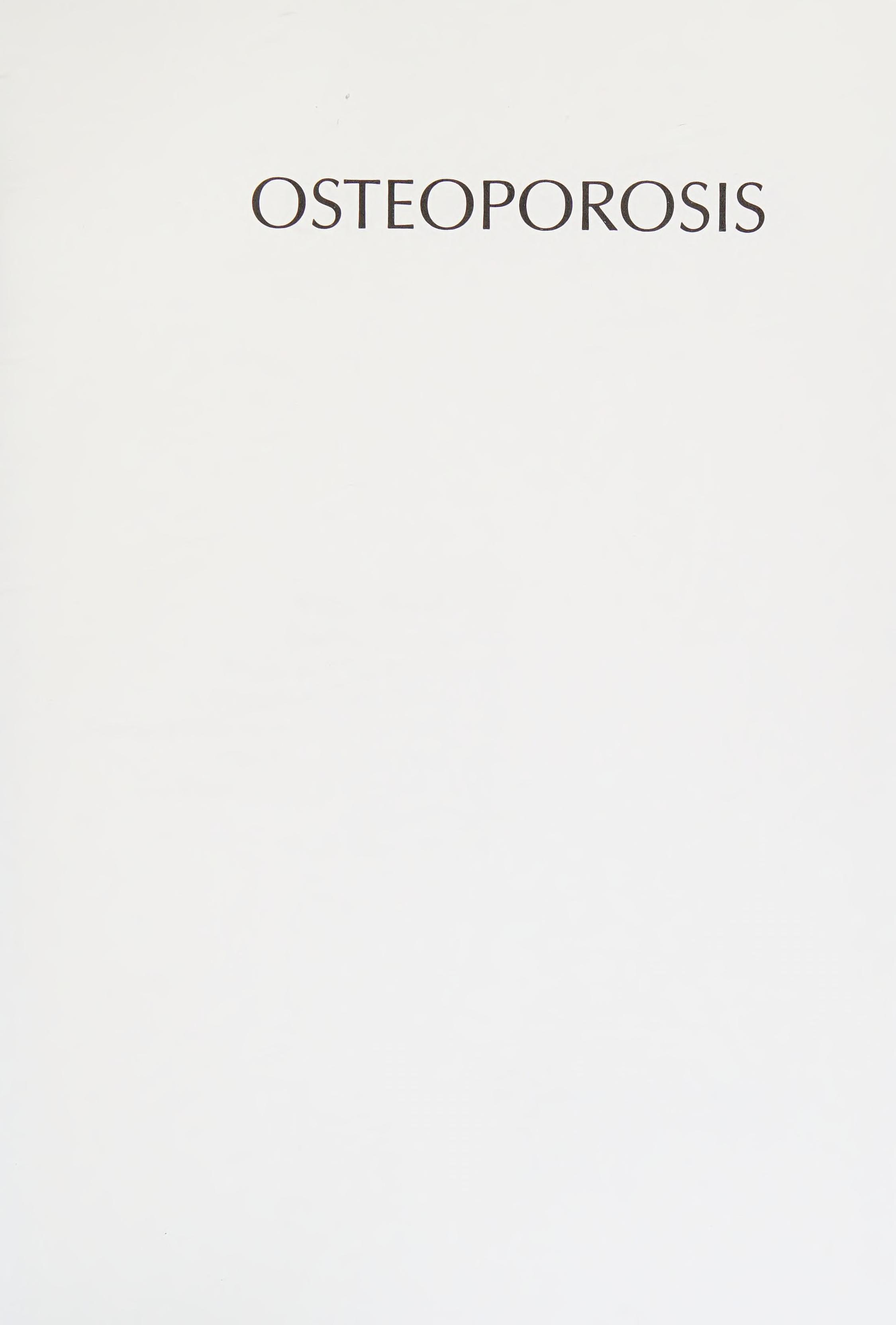 Osteoporosis