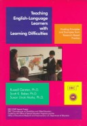 Teaching English-Language Learners With Learning Difficulties: Guiding Principles And Examples From Research-Based Practice