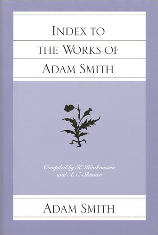 Index to the Works of Adam Smith