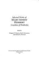 Selected Works Of Mary Sidney Herbert, Countess Of Pembroke