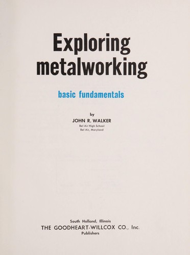 Exploring Metalworking