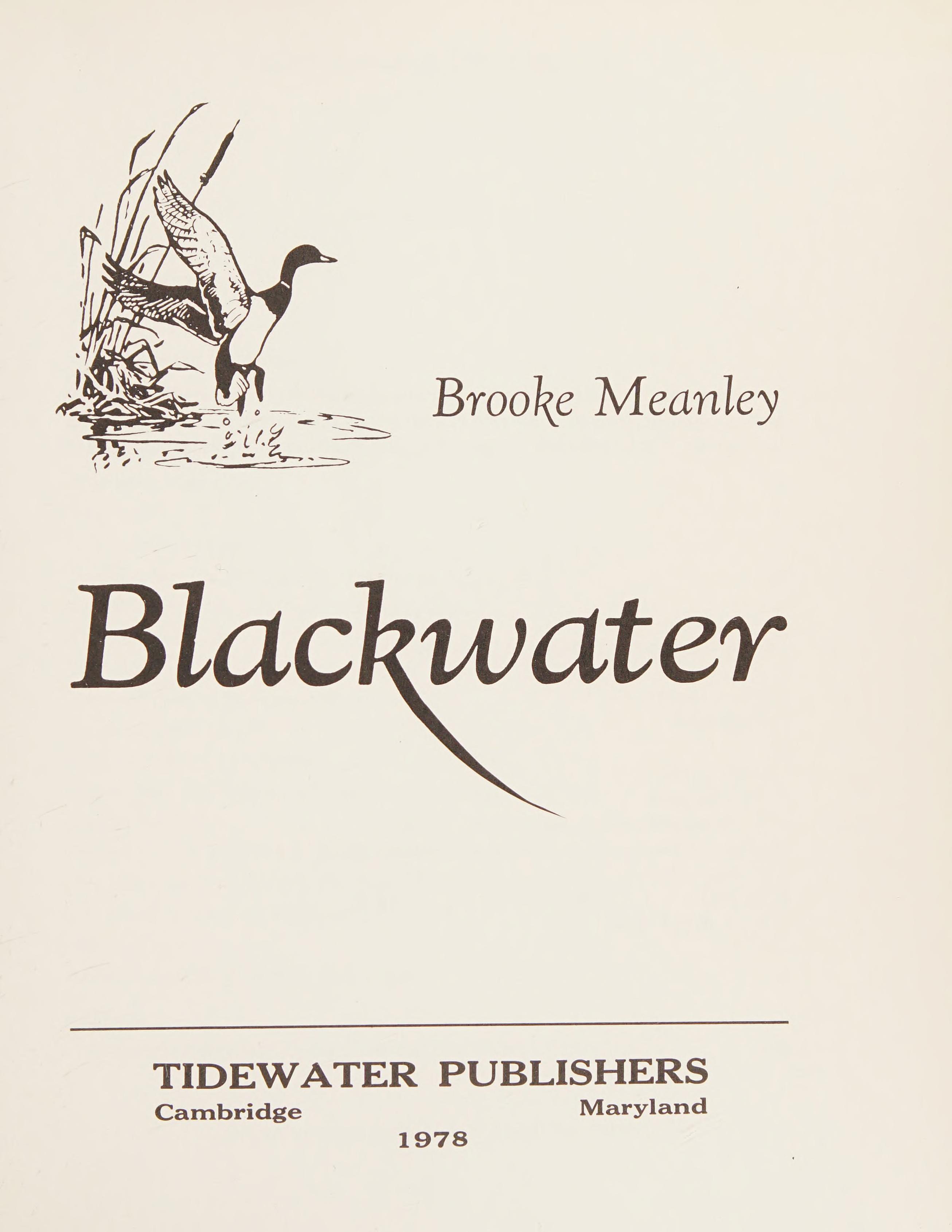 Blackwater