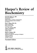 Harper s Review of Biochemistry