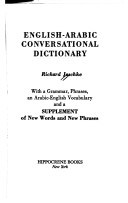 English-Arabic Conversational Dictionary