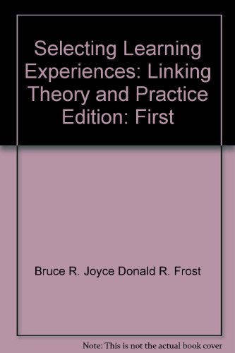 Selecting Learning Experiences