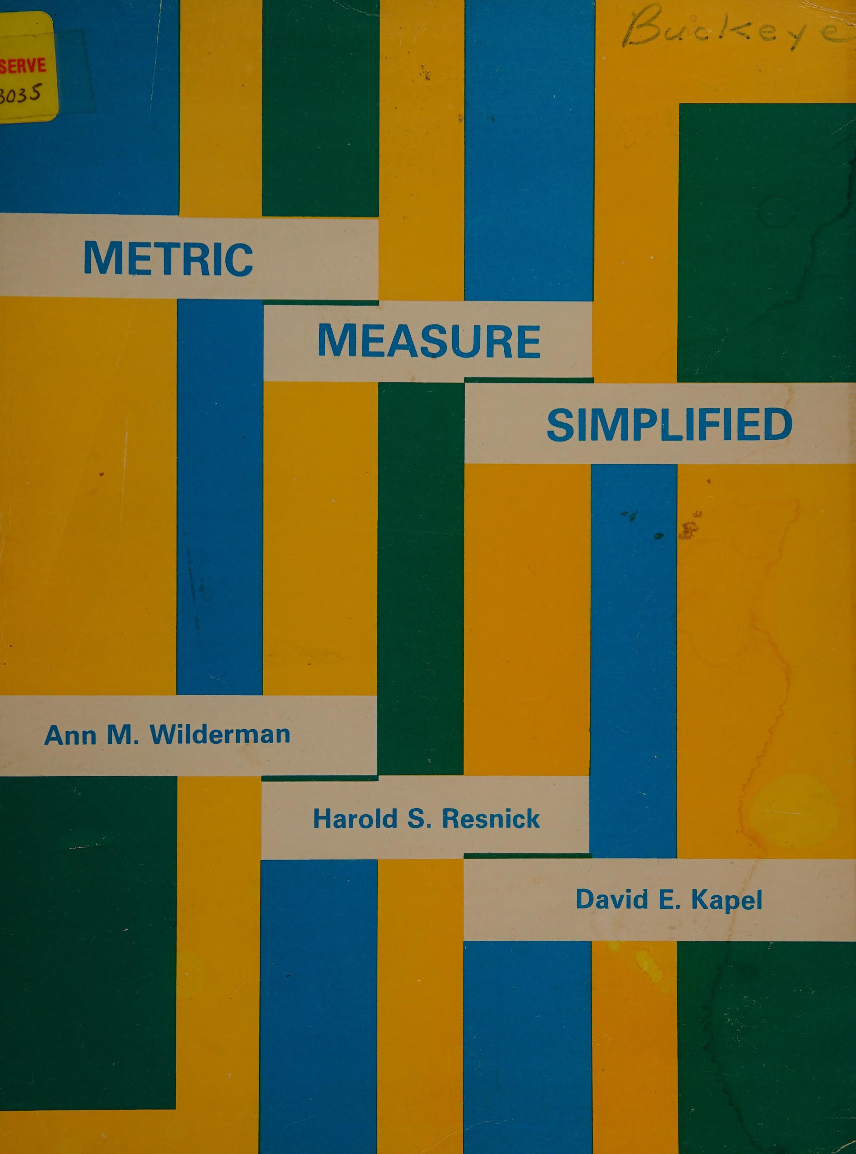 Metric Measure Simplified