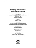 Damping Of Multiphase Inorganic Materials