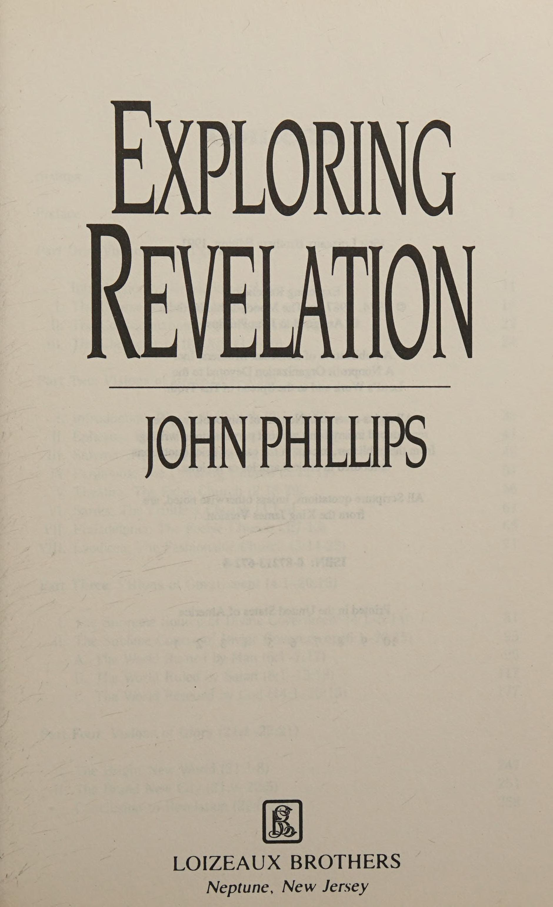 Exploring Revelation