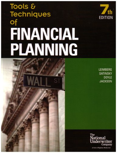 Tools & Techniques Of Financial Planning 7th Edition