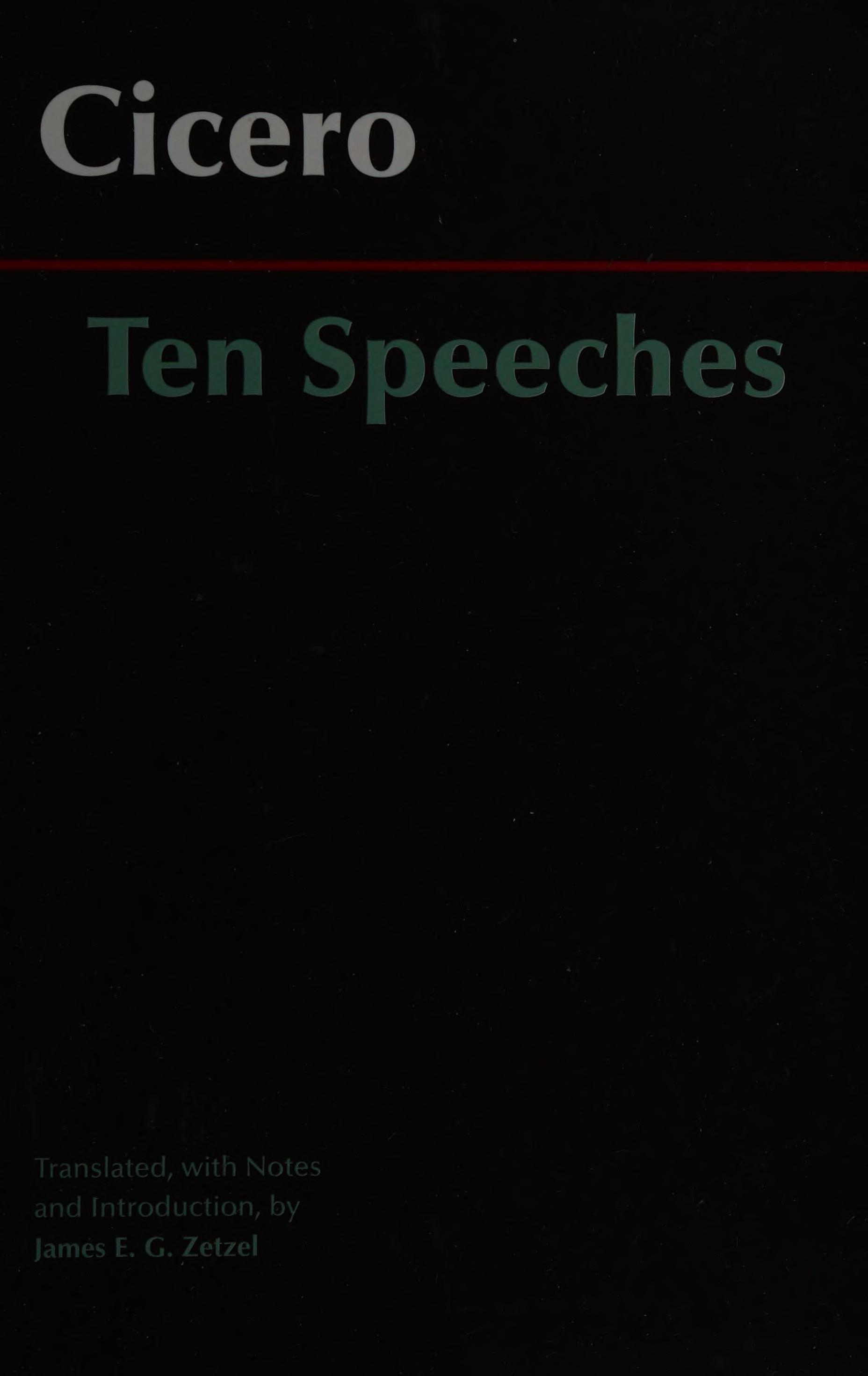 Ten Speeches