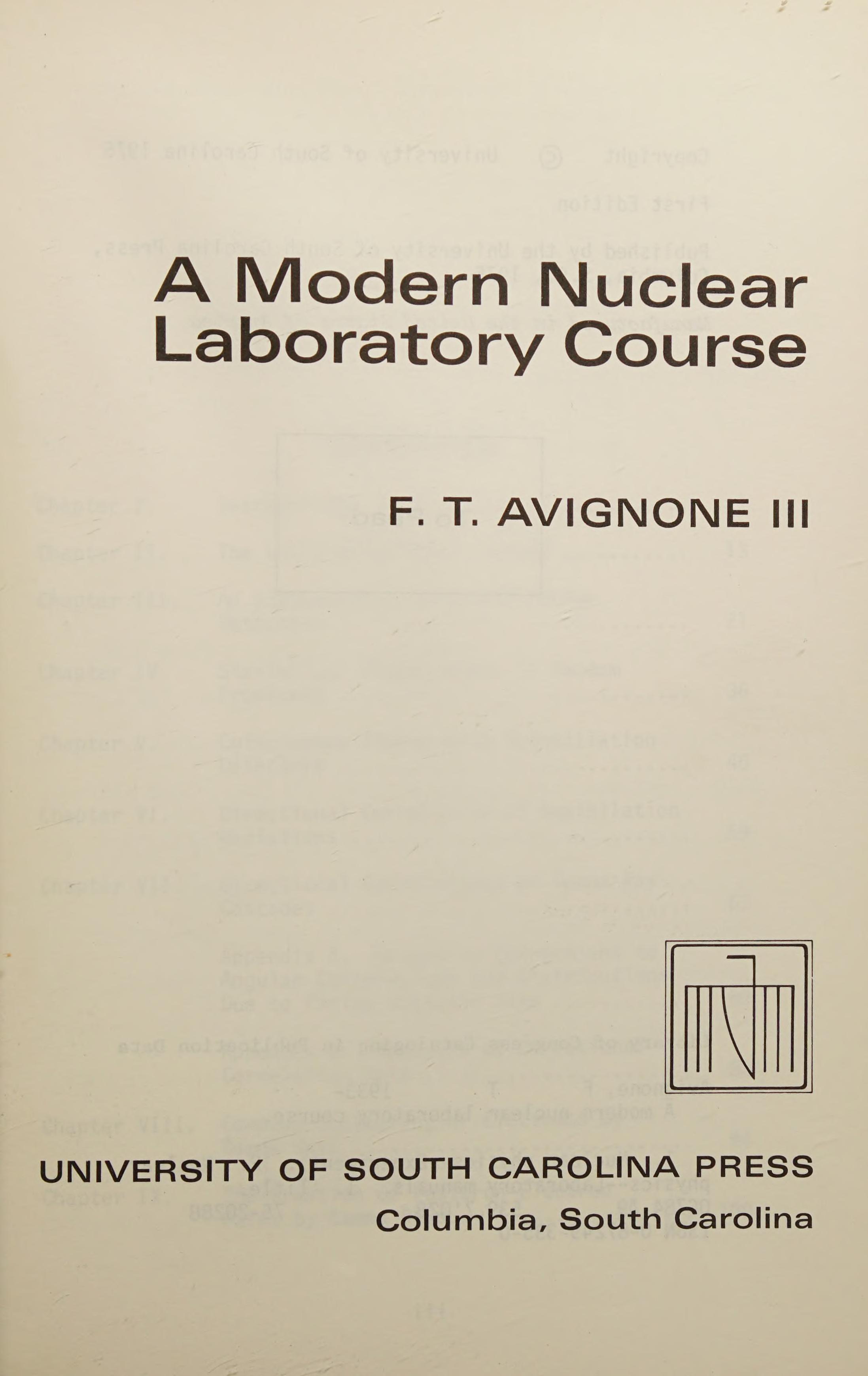 A Modern Nuclear Laboratory Course