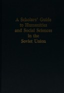 A Scholars' Guide to Humanities and Social Sciences in the Soviet Union