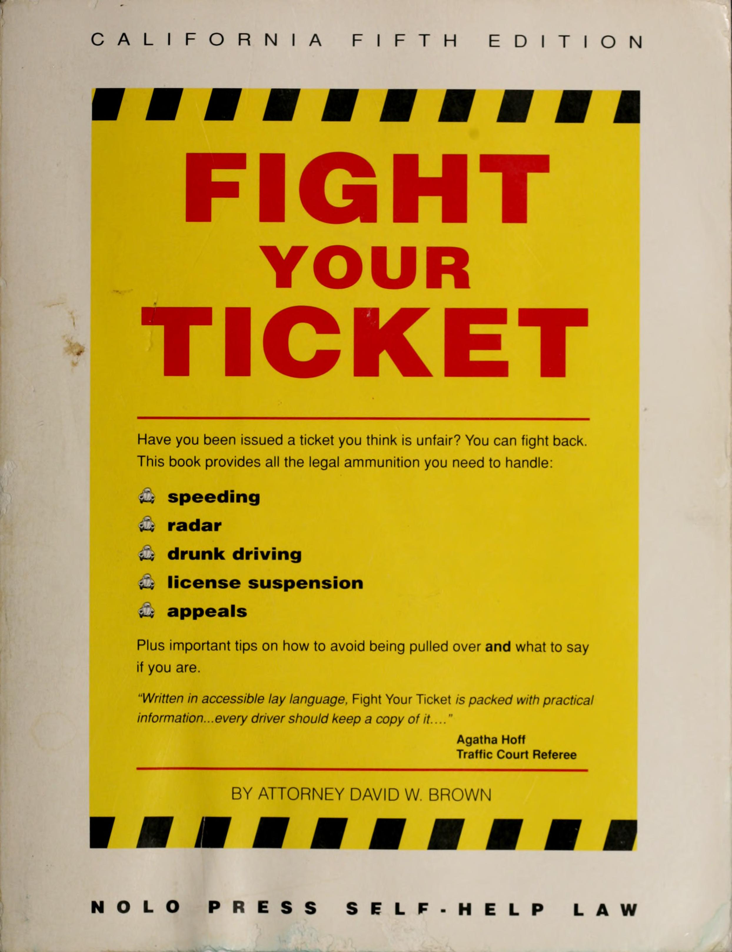 Fight your ticket