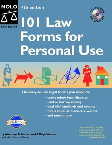 101 Law Forms for Personal Use