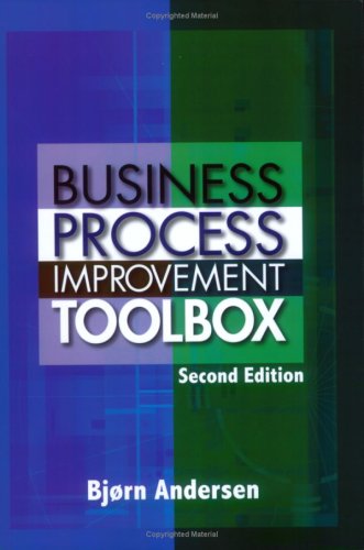 Business Process Improvement Toolbox, Second Edition