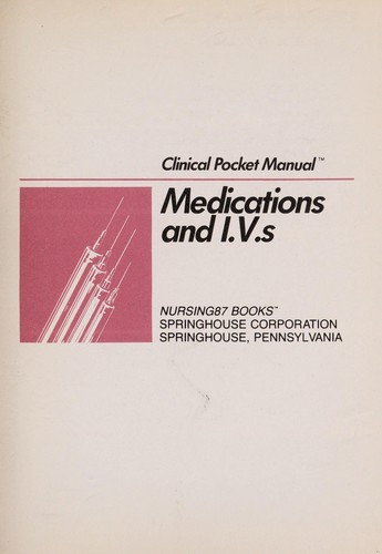 Medications and I.V.'S