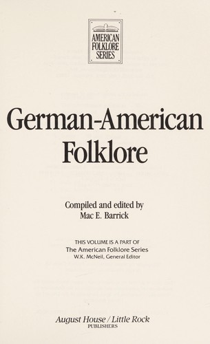 German-American Folklore