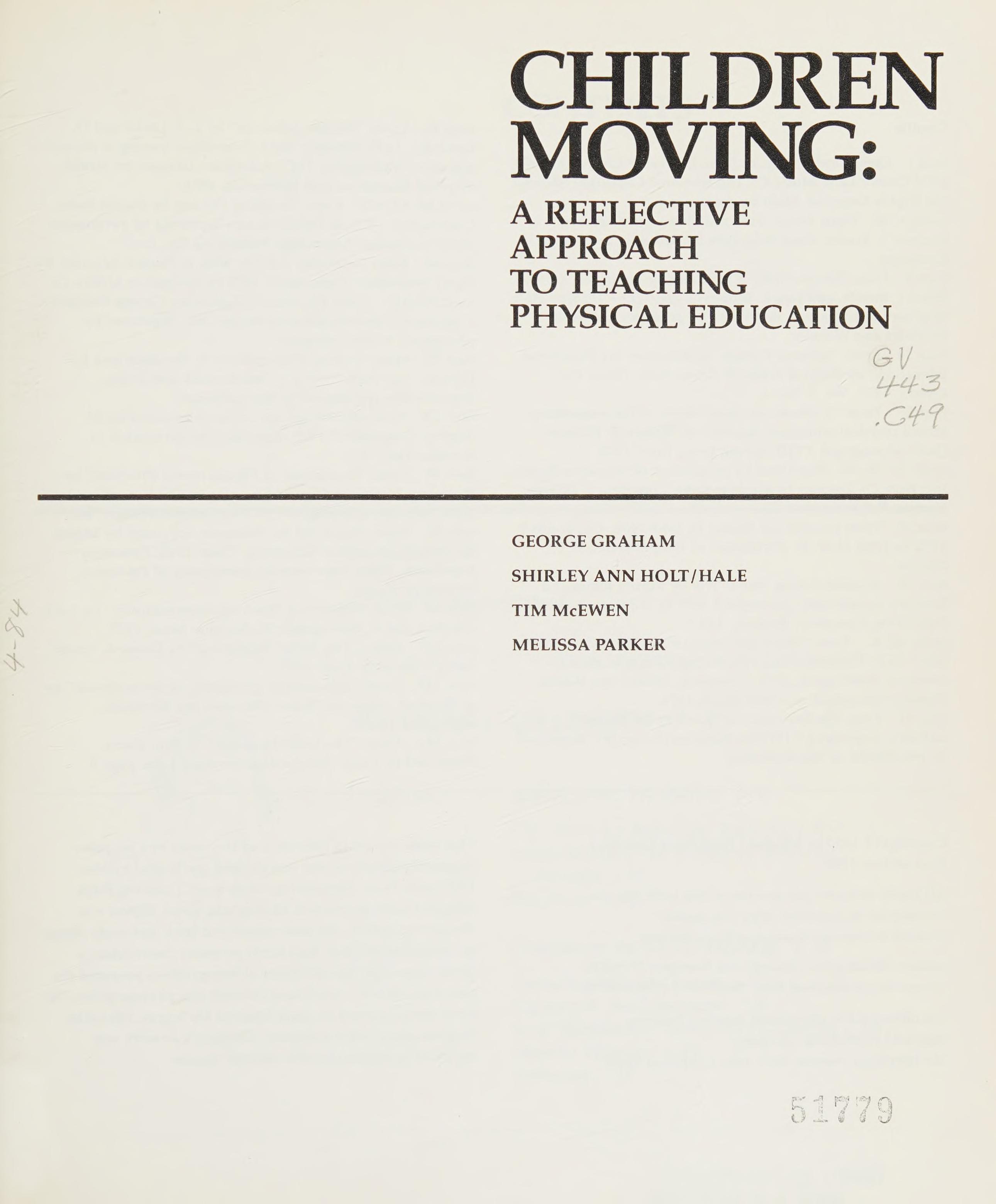 Children Moving