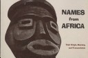 Names From Africa