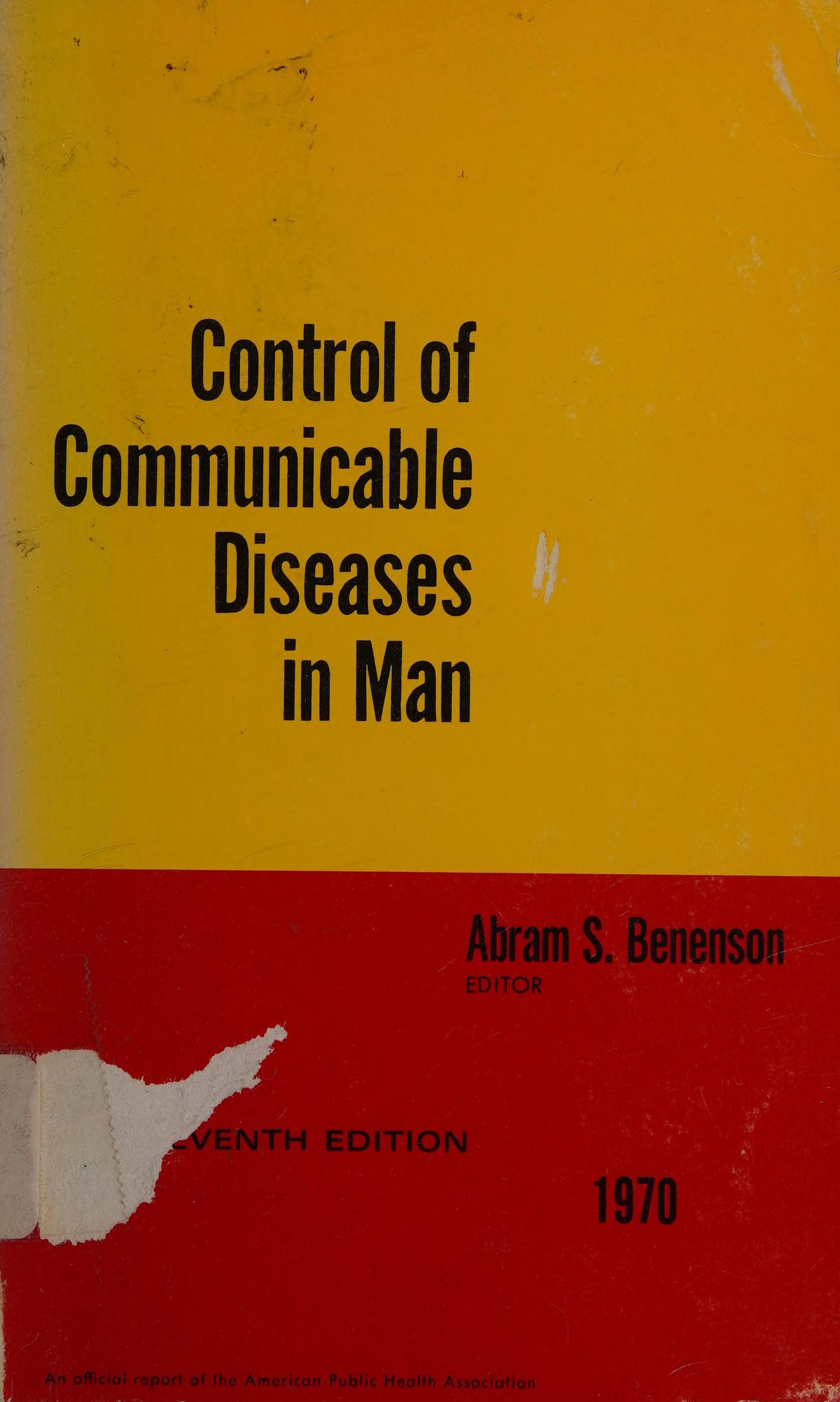Control Of Communicable Diseases In Man