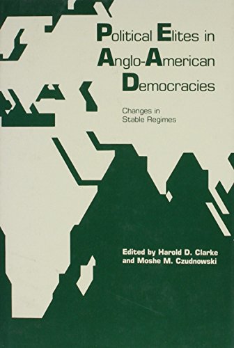 Political elites in Anglo-American democracies