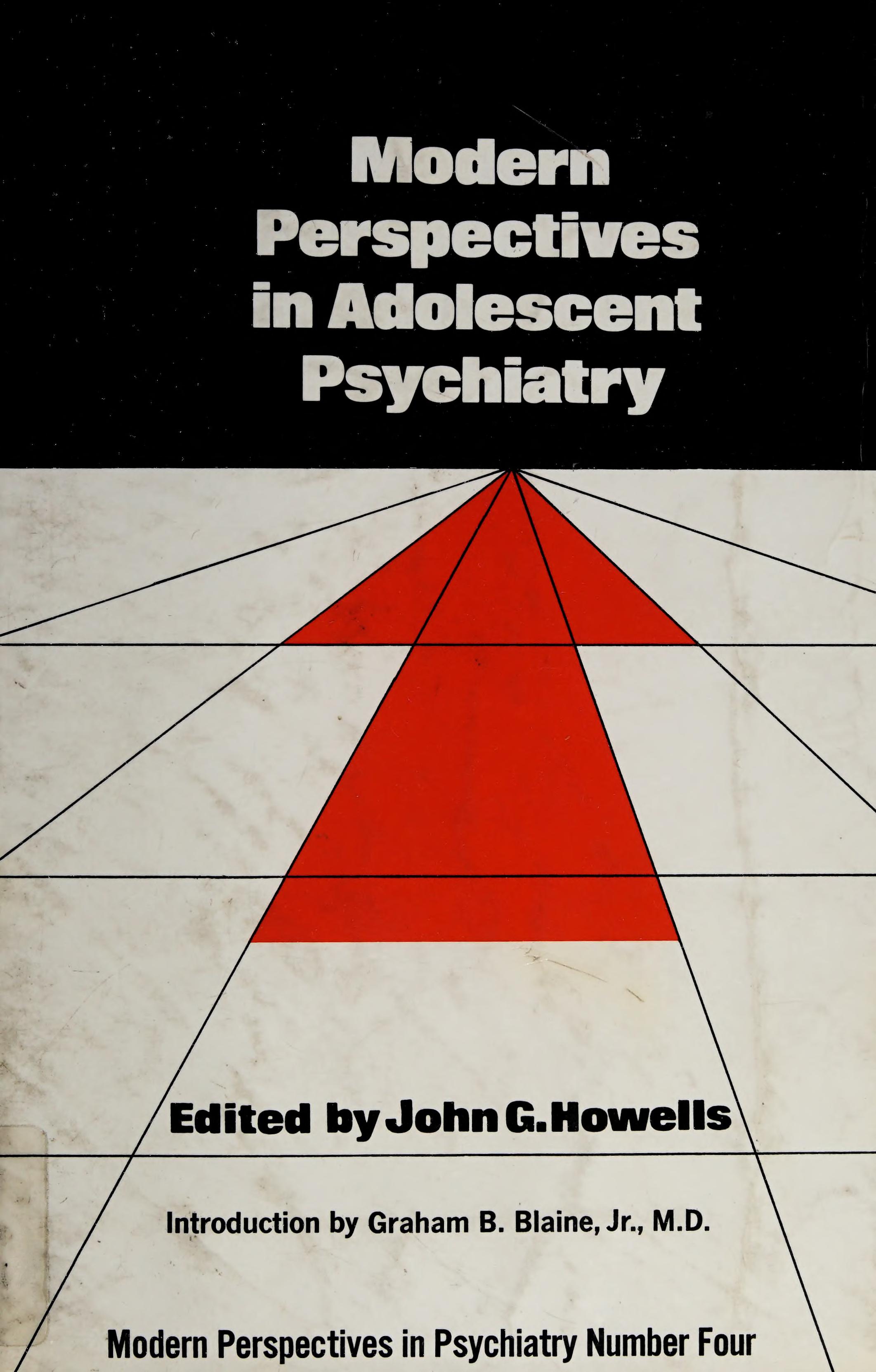 Modern Perspectives in Adolescent Psychiatry