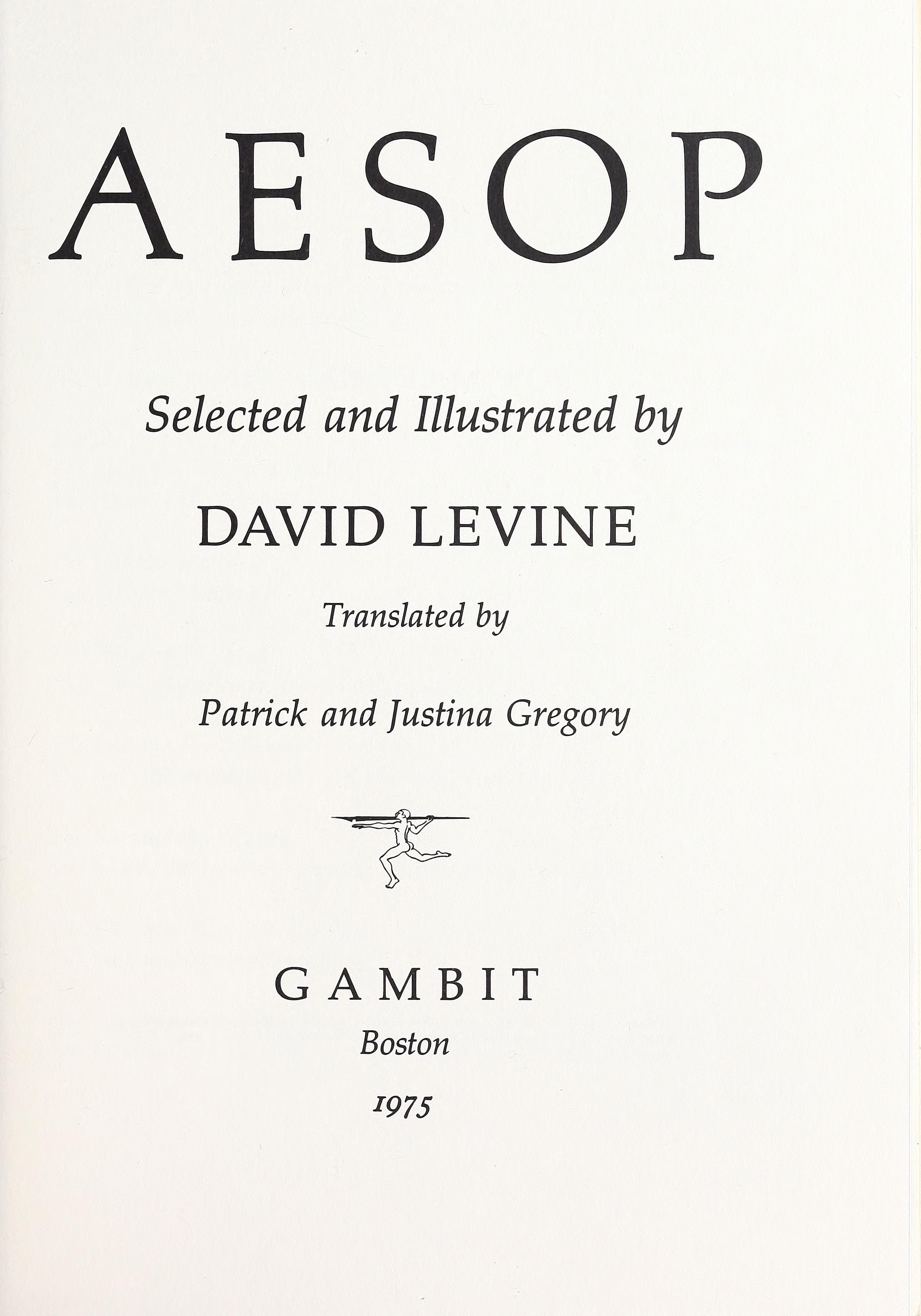 Fables of Aesop