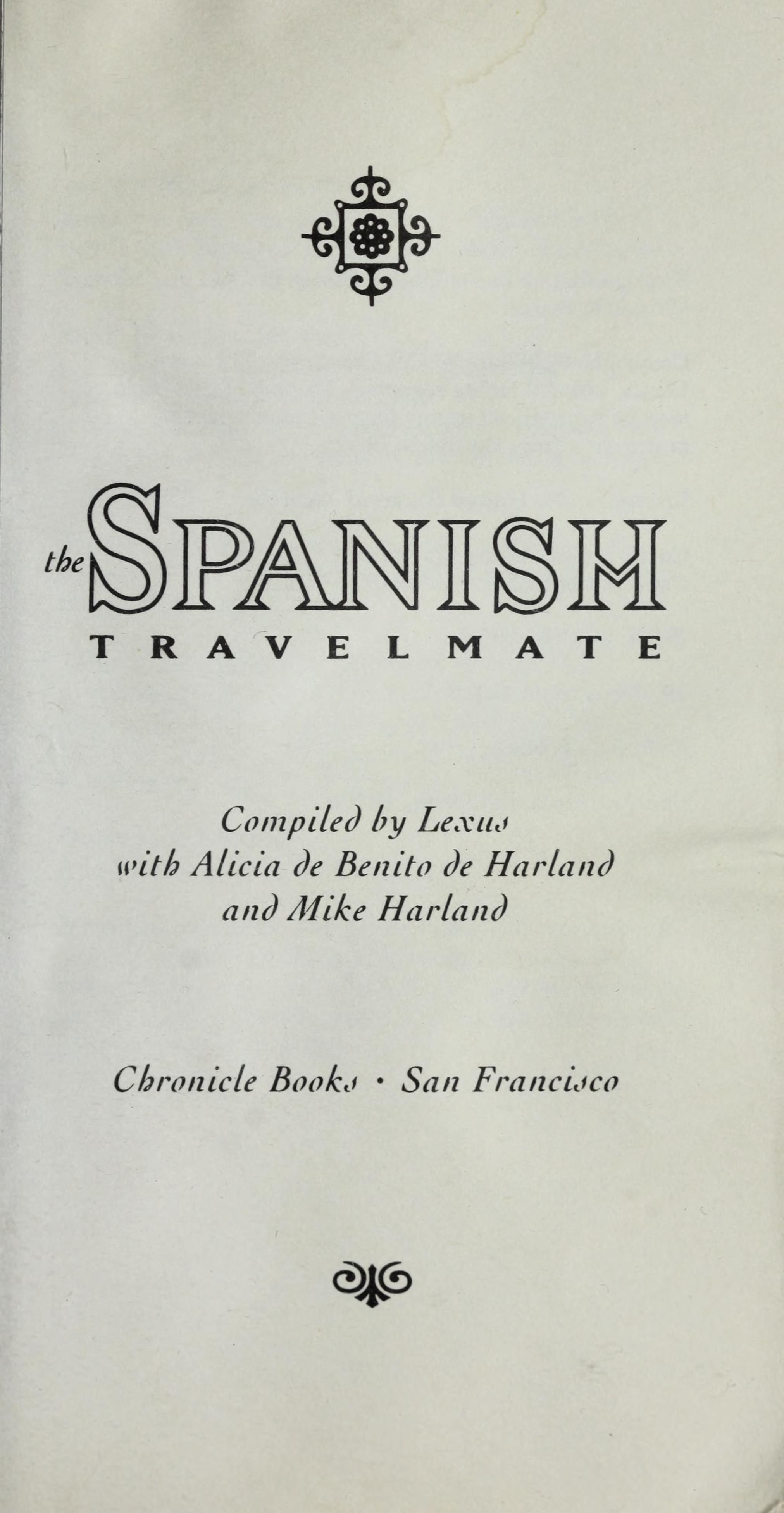The Spanish Travelmate