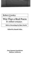 Was That a Real Poem & Other Essays