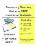 Secondary Teachers Guide to Free Curriculum Materials 2003-2004
