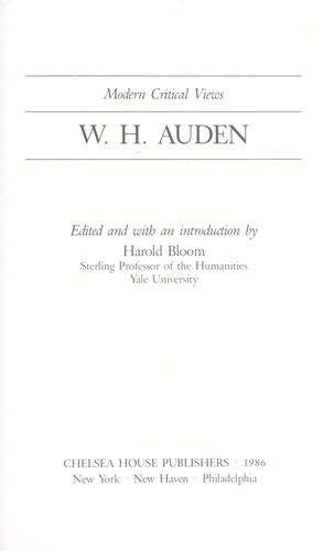 W. H. Auden