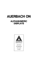 Auerbach On Alphanumeric Displays
