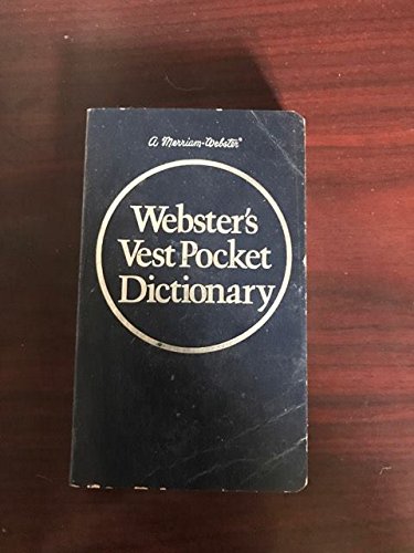 Webster's Vest Pocket Dictionary