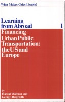 Financing Urban Public Transportation