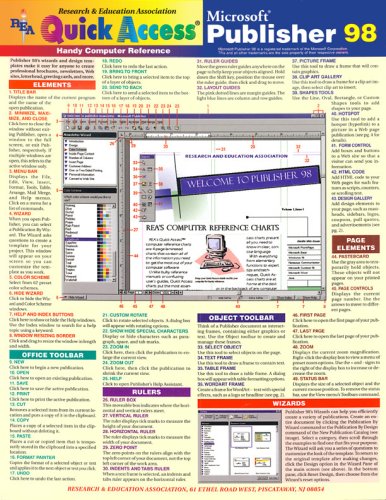 Rea s Quick Access Publisher 98 Quick Access Computer Reference Charts