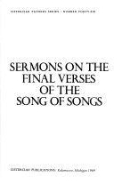 Sermons on the Final Verses of the Song of Songs Volume Vi