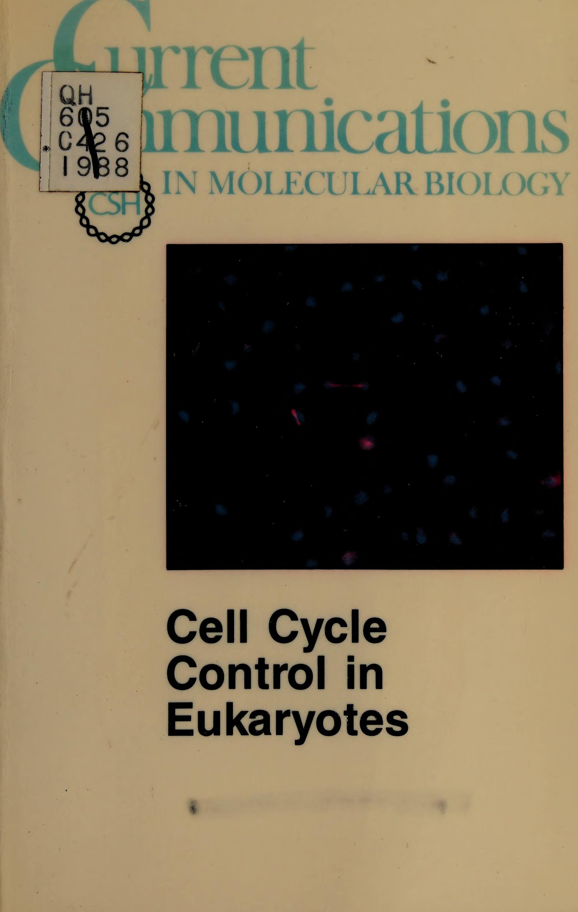 Cell Cycle Control In Eukaryotes