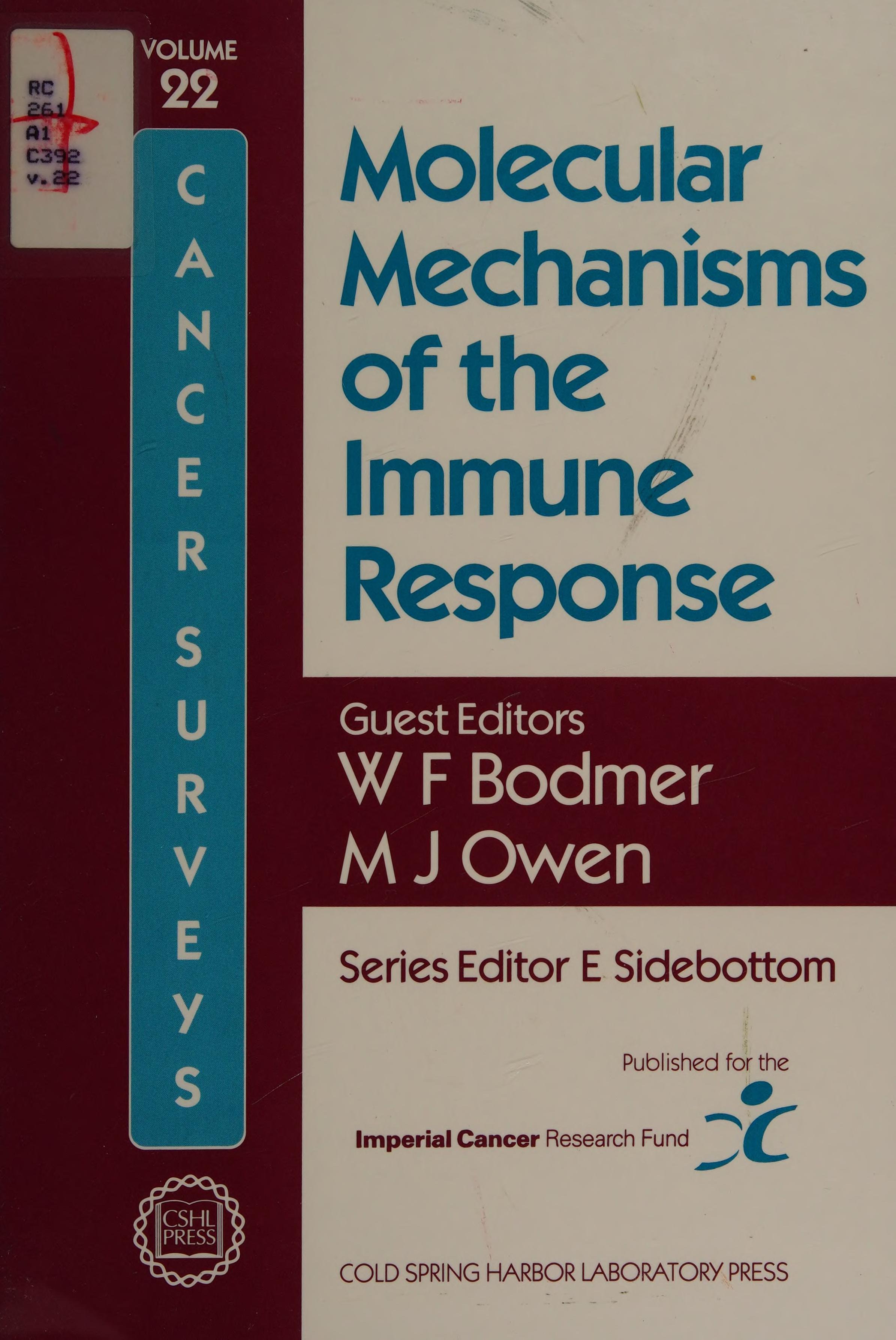 Molecular Mechanisms of the Immune Response