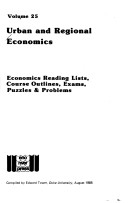 Urban and Regional Economics