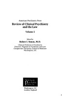 Review Of Clinical Psychiatry And The Law